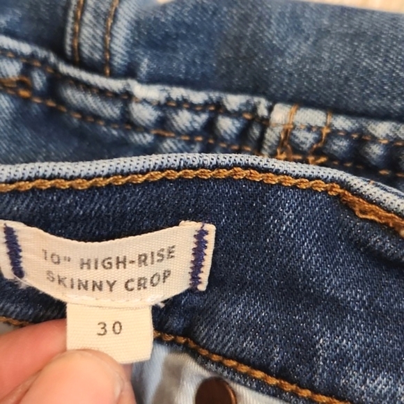 Womens Madewell 10" high rise skinny crop jean size 30. - Picture 8 of 12